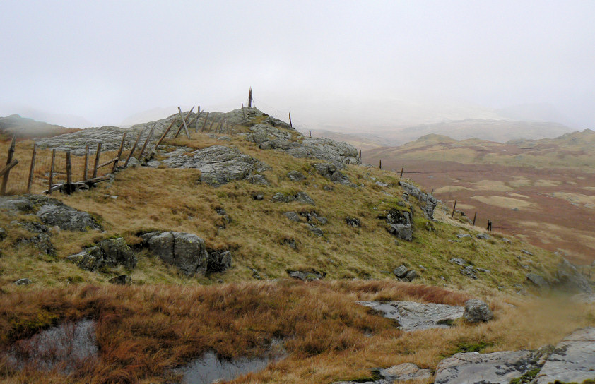 Standing Crag's summit Standing Crag's summit